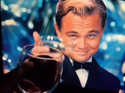 过年要有仪式感#了不起的盖茨比 #举杯 #新年快乐 #小李子 #愿所有的