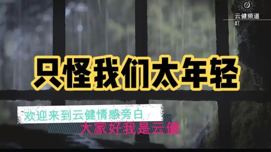 只怪我们太年轻