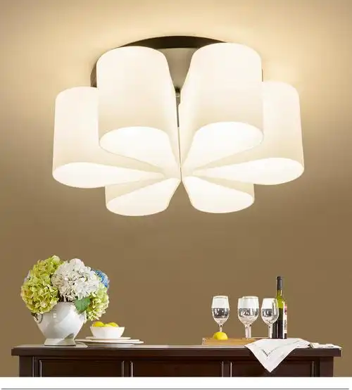 现代简约卧室书房餐厅吸顶灯具美式铁艺客厅灯具温馨浪漫儿童灯饰