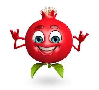 石榴卡通图片