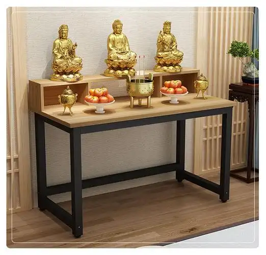 沐果(muguo)多层供桌佛台家用经济型简约供奉小型供台观音财神桌神台