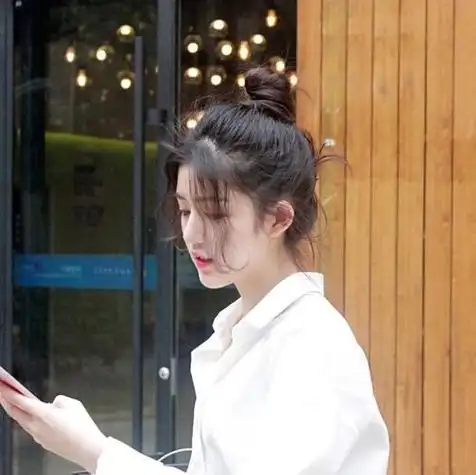 qq头像丸子头女 女生头像图片大全 -【爱个性】