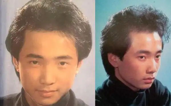 年轻时的徐峥头发稀疏