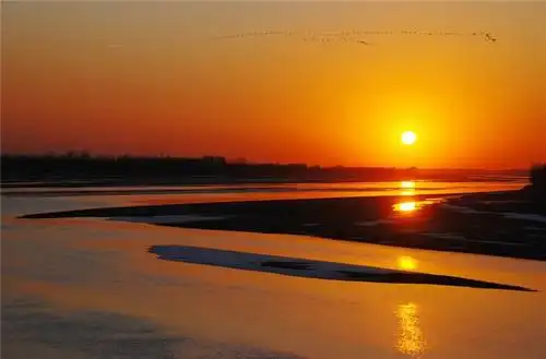 黄河落日