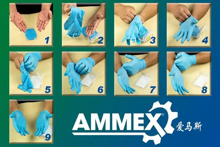 医用检查手套的正确穿脱步骤
