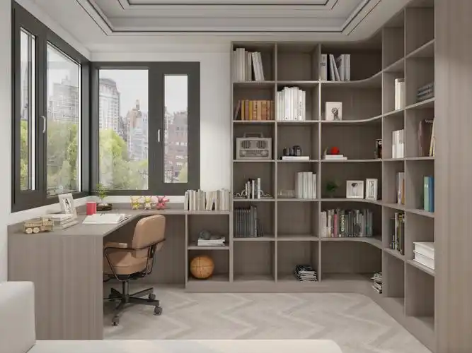 武汉原木定制书房书柜你更喜欢哪种样式