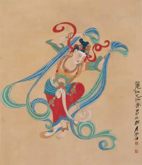 画坛巨匠张大千创作数百幅仕女图