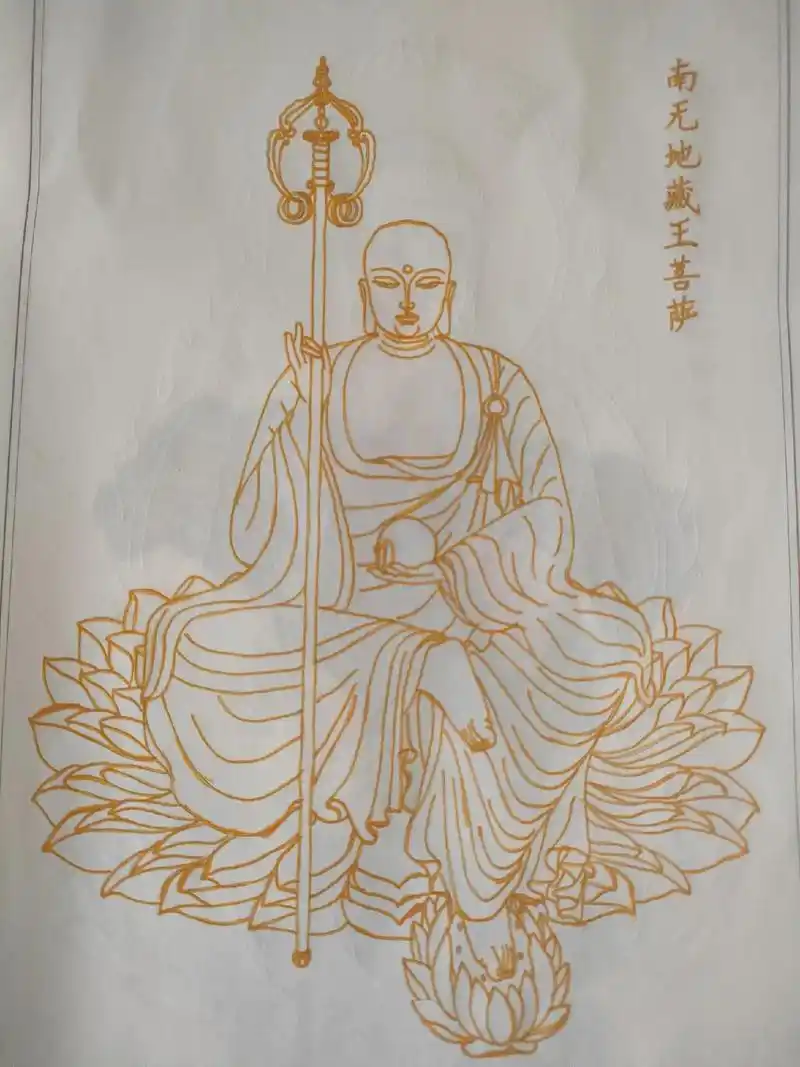 素描佛像#愿所求皆所愿05 #中华文化 - 抖音