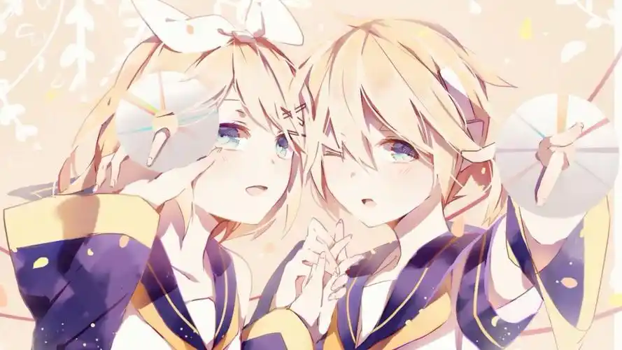 二次元,镜音双子,萌萌哒 - 堆糖,美图壁纸兴趣社区