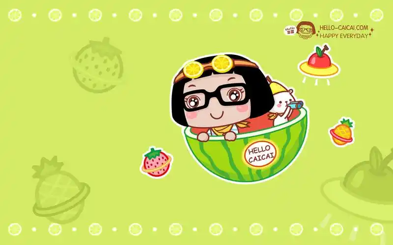 hello菜菜电脑桌面壁纸图片下载 第一辑