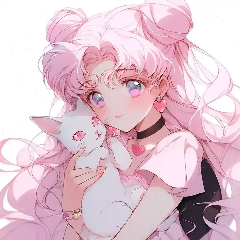 优质头像 #头像 #动漫 #可爱头像女卡通呆萌 #粉色系 - 抖音