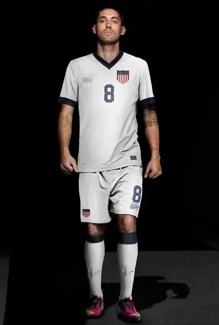 批发美国队球衣13-14 刺绣版国家队球衣 美国队足球服套装 印号