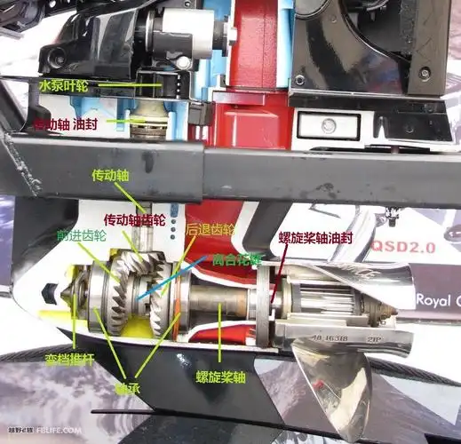 15匹船外机齿轮箱拆解换件经历