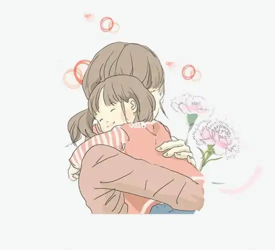 妈妈的怀抱就是最温暖的