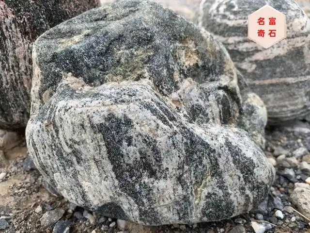 泰山石的形状多呈现出不规则的椭圆形,这是因为常年