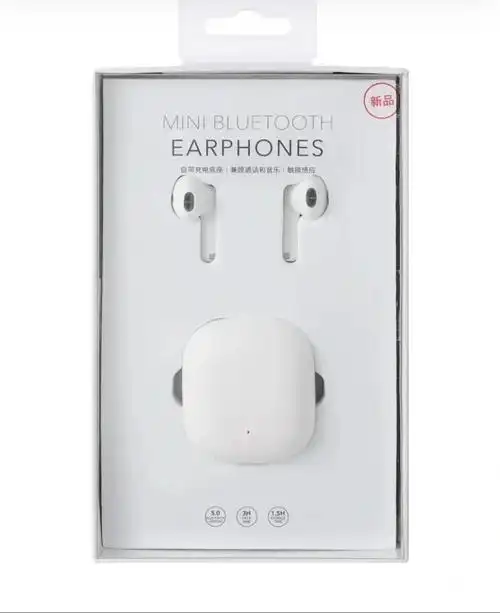 迷你真无线蓝牙耳机 型号:k99(白色) 条码6941447584392