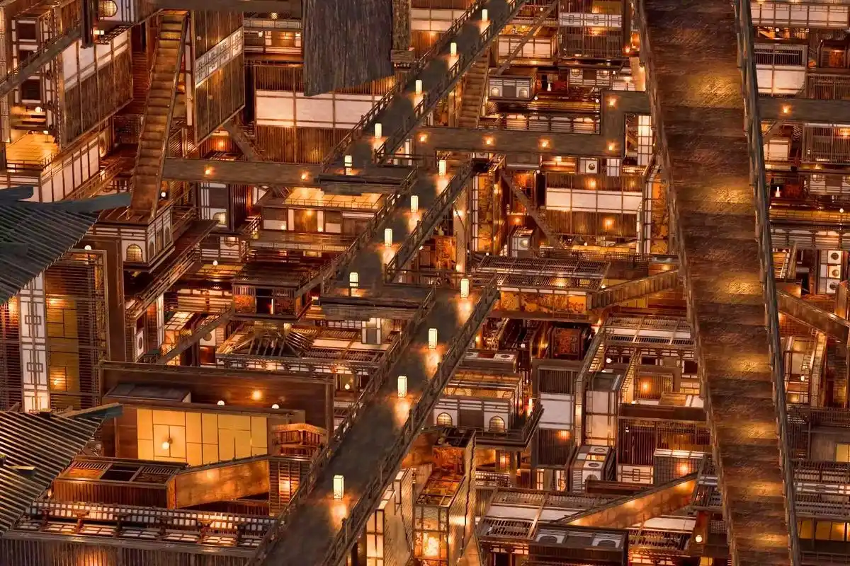 鬼灭之刃 #二次元 #动漫 #场景 无限城设定图 - 抖音