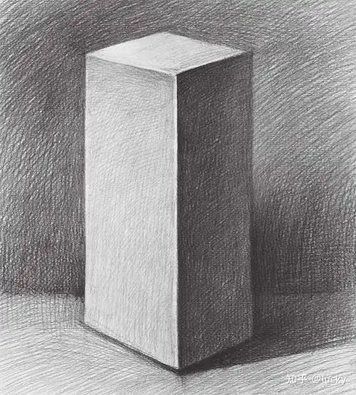 长方形用素描该怎么画? - 知乎