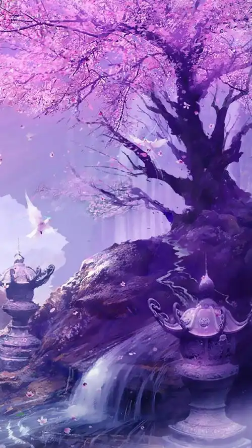 古风唯美意境素材图片    古风(游戏场景插图)#古风##古风美图##壁纸