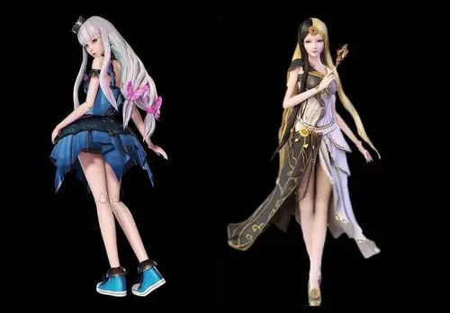 白光莹拥有天生的形态变化模式,没有主人的状态是素白,当与主人契约的