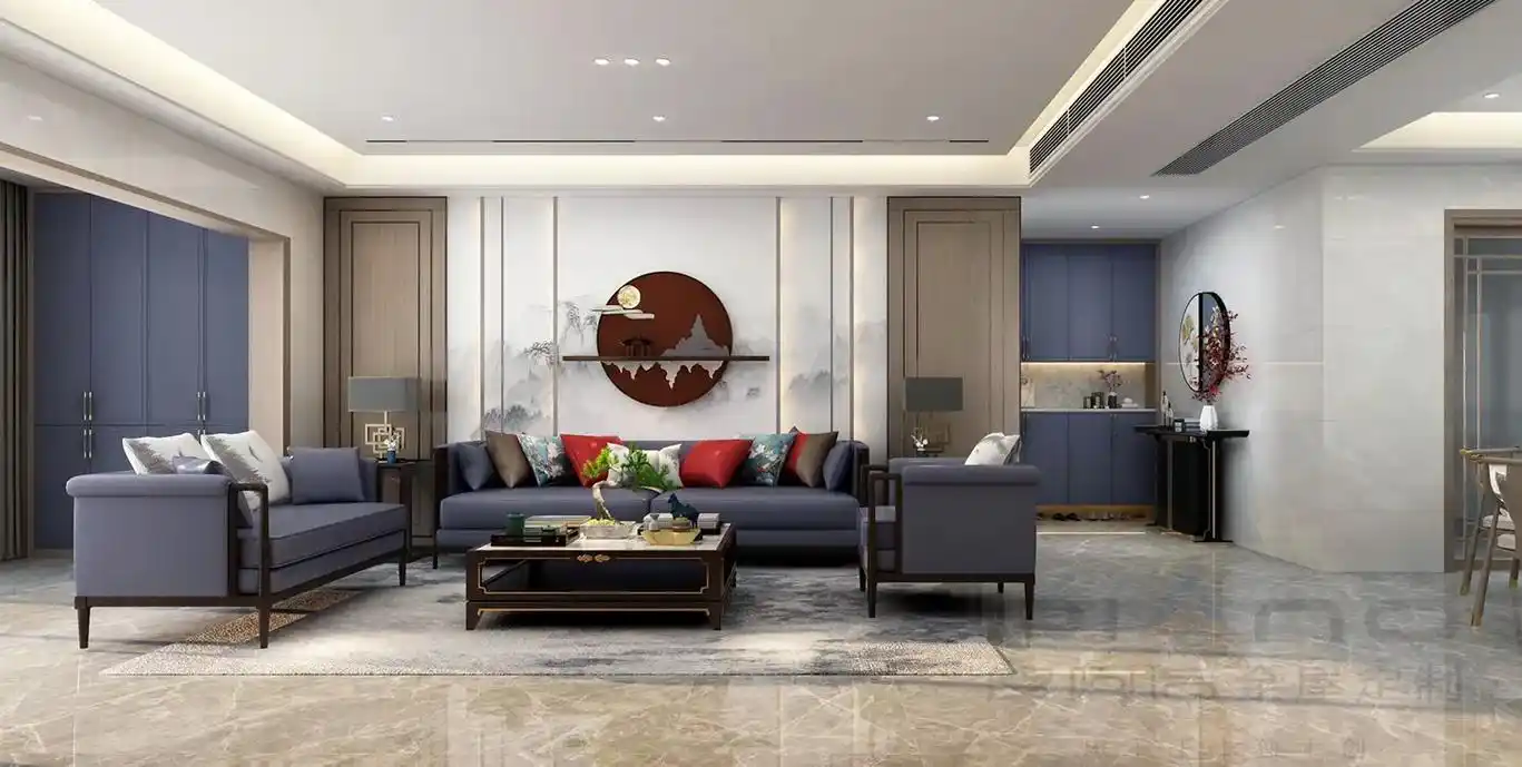 现代简约装修风格和新中式相结合17 - 抖音