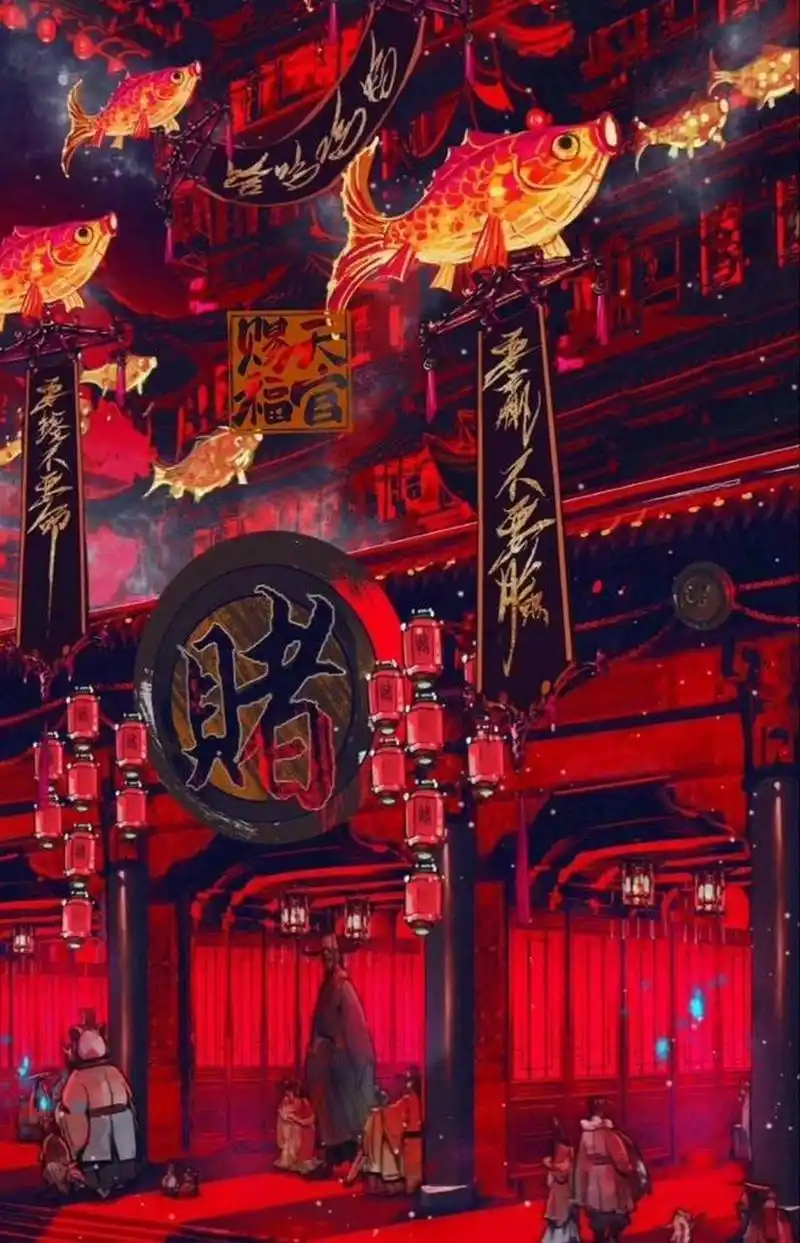 天官赐福# 这鬼市果然比上天庭有趣多了.