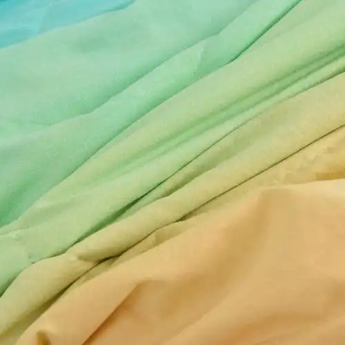 马卡龙糖果渐变色日式元气少女心单件床单学生宿舍褥单糖果色系橙绿蓝