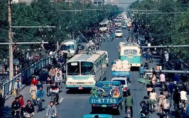 老照片:1990年代的老北京城,追忆似水流年