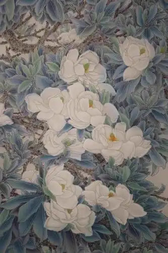 苏百钧中国工笔花鸟画作品