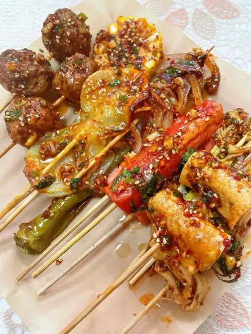 今天吃自制空气炸锅版炸串串78