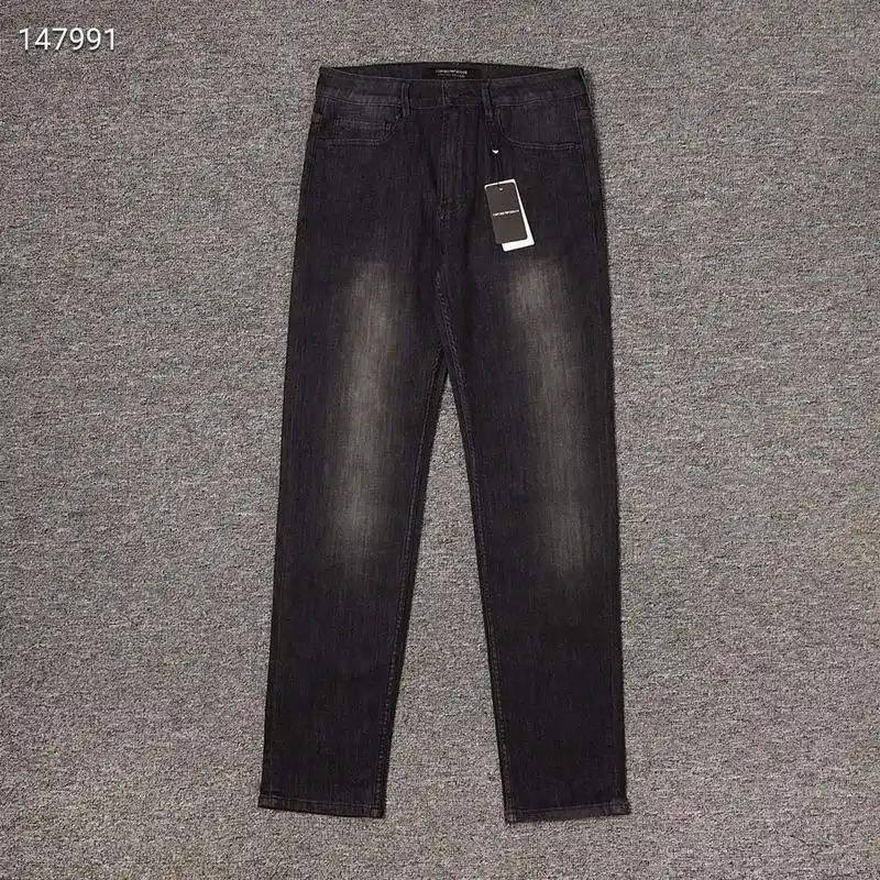 ea23春夏新款黑灰色弹力牛仔裤.90260 纯原ea23春 - 抖音