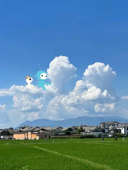 可爱的云宝宝就要画下来