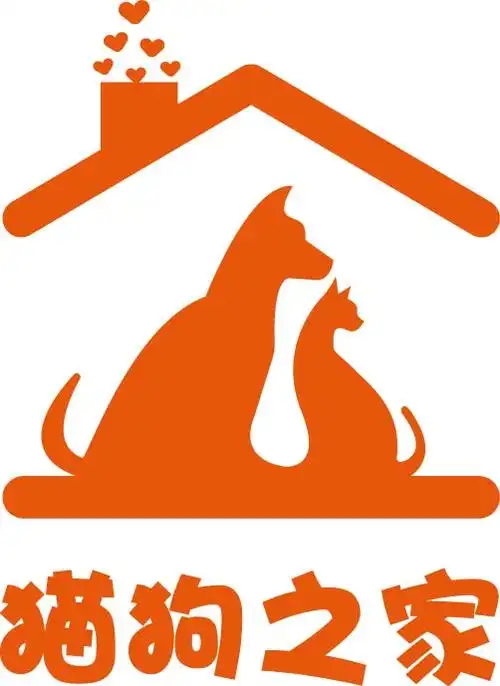 猫狗之家宠物美容店logo设计