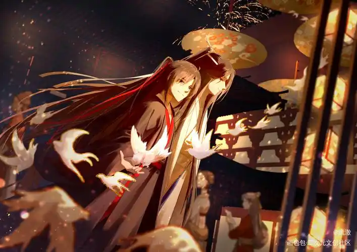 忘羡._魔道祖师忘羡古风绘画作品