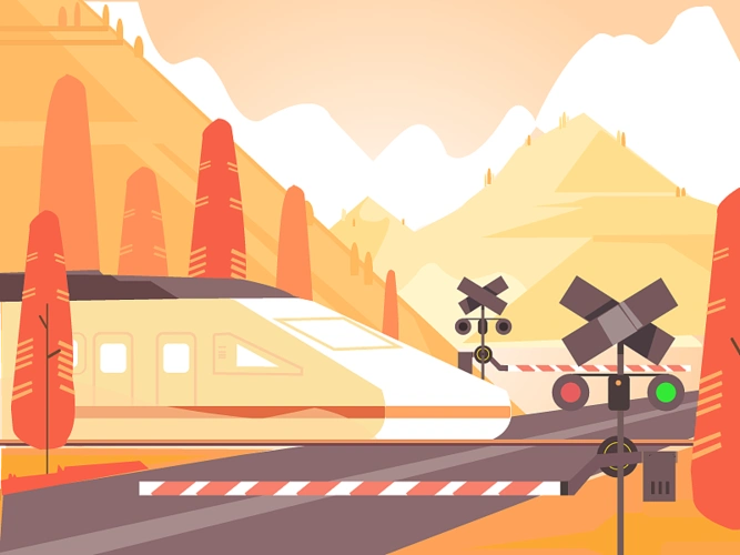 火车|插画|插画习作|豆包侠ricky - 原创作品 - 站酷 (zcool)