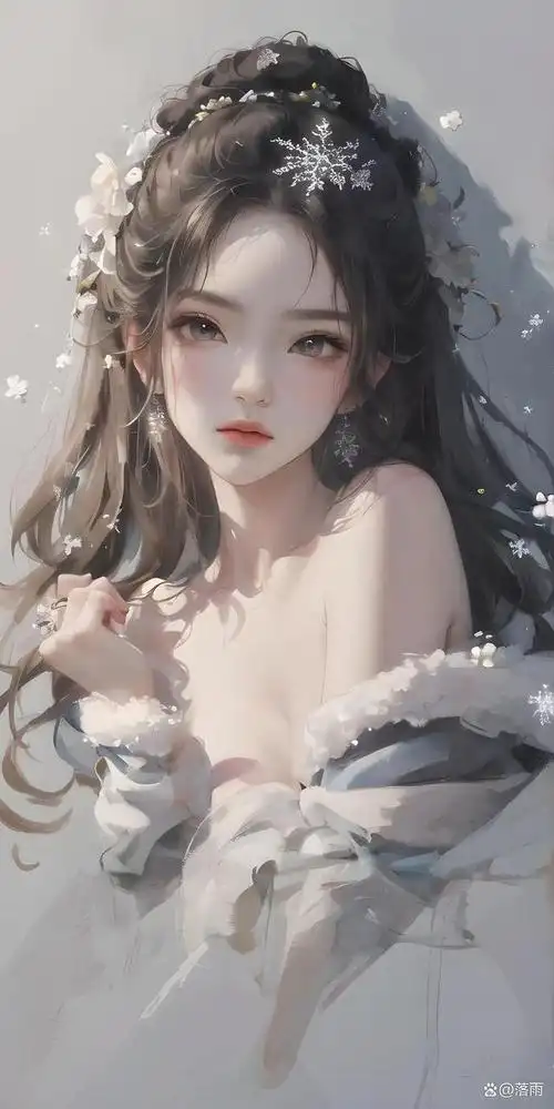 ai绘画|漫画中的长发飘逸仙子