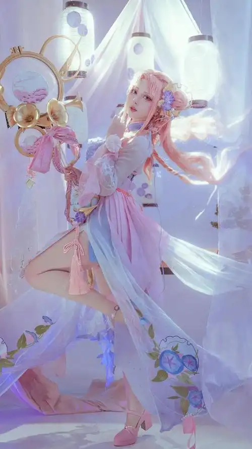 cosplay丨王者荣耀王昭君乞巧织情夜悬长丝寄托相思