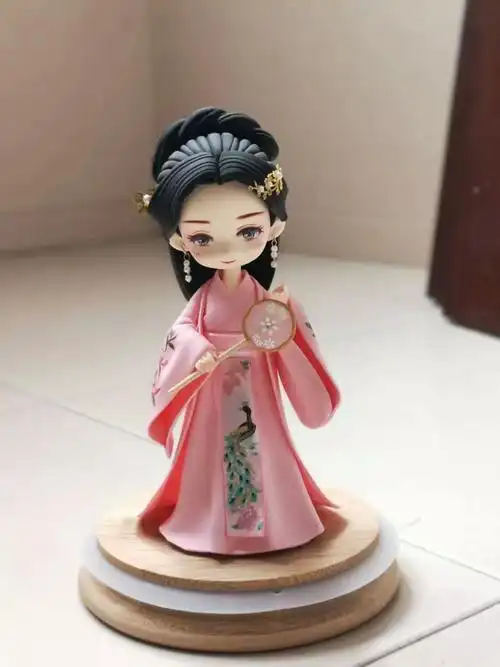 国风汉韵指间存,玲珑仙气化泥人 | 粘土t台秀(第212期)张座敷_古风