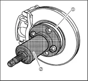 前轮驱动轴拆装汽车底盘构造与拆装