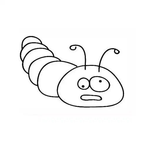 简笔画虫子 简笔画虫子图片