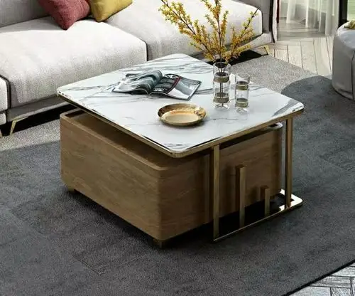 时尚简约,轻奢自然,没见过这几款茶几,你不会知道茶几也可以这么美