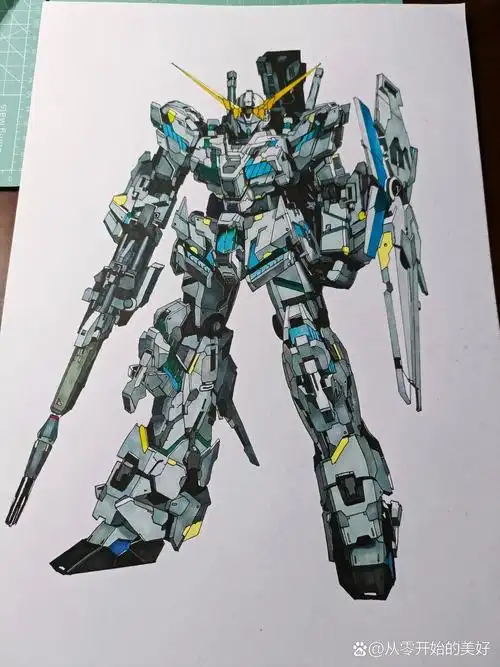 手绘高达合集来啦,评论区打出最喜欢哪张!