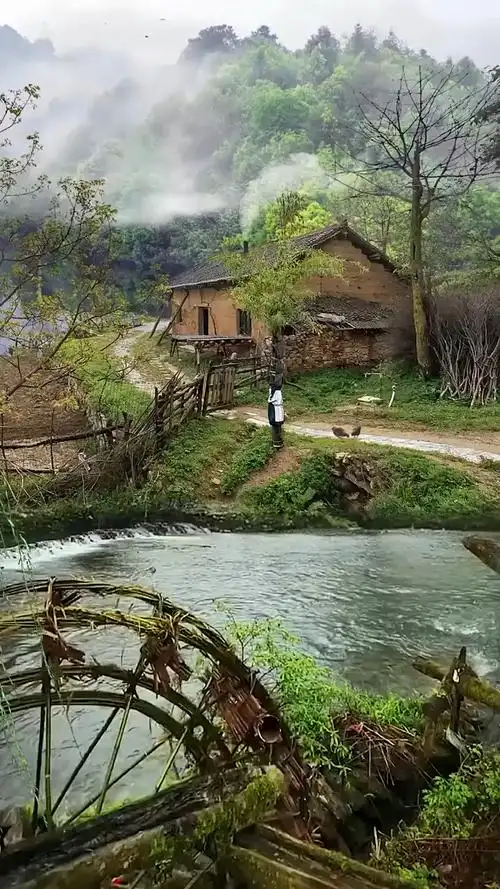 隐居田园间,悠闲自在