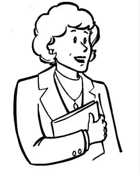 关于尊敬师长简笔画