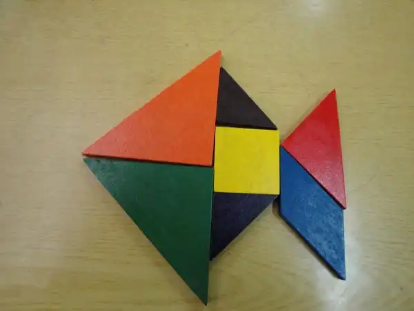 七巧板拼数字1到9的图片