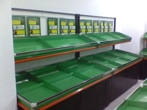 加工定制蔬菜水果货架 单层双层蔬菜水果货架做工精细价格优惠