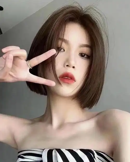 经典减龄波波头:打造甜美与活力并存的少女感