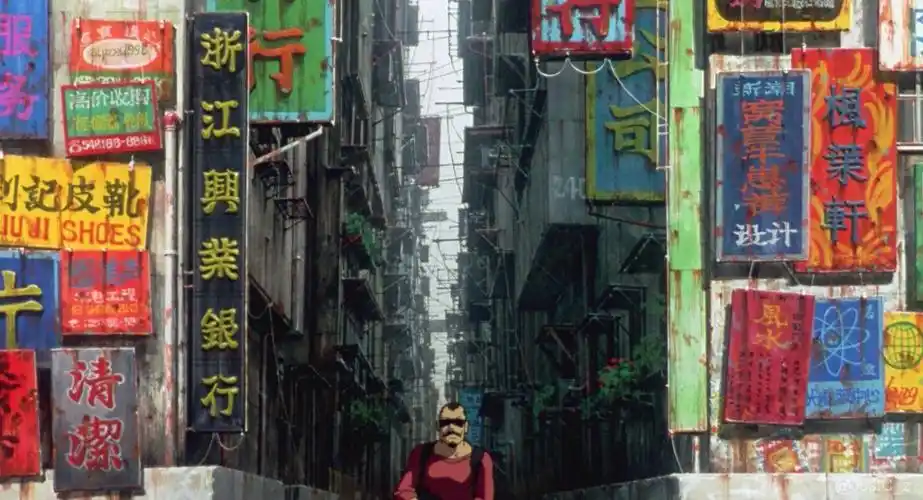 攻壳机动队动画电影截图