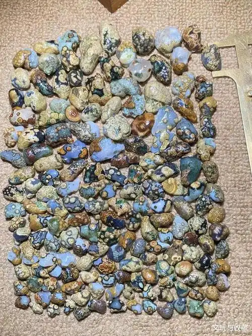 去戈壁滩捡玛瑙很多石头上长着眼睛看着很诡异市场价却很高