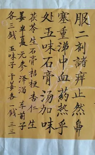 古朴医案(14072067)====元参桔梗汤合驱风一字散治疗过敏性鼻炎